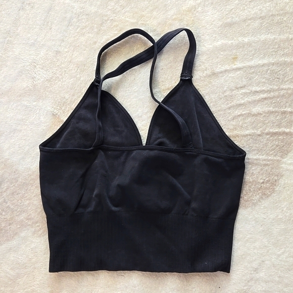 Free People Movement Good Karma V-Neck Cross Sportbra Bra M/L NEW! IR - Picture 2 of 6